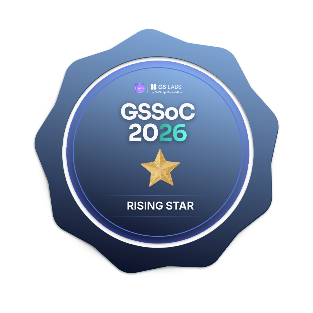GSSoC Rising Star Badge