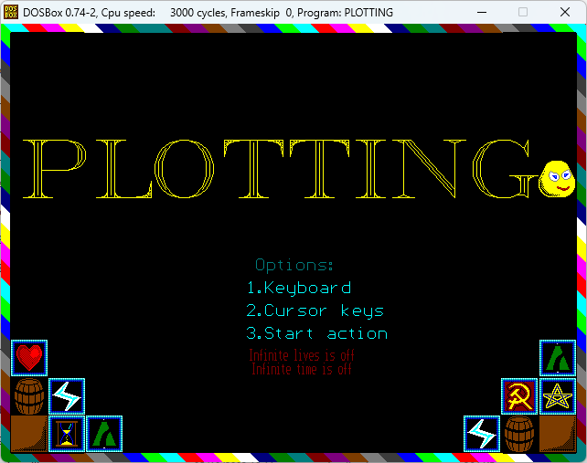 Main Menu plotting 1993 menu