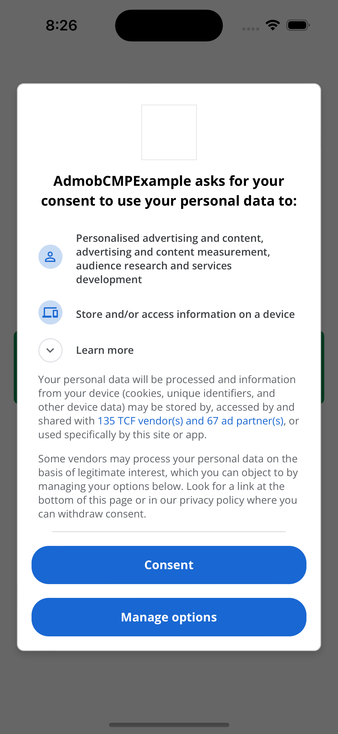 Photo of GDPR Prompt