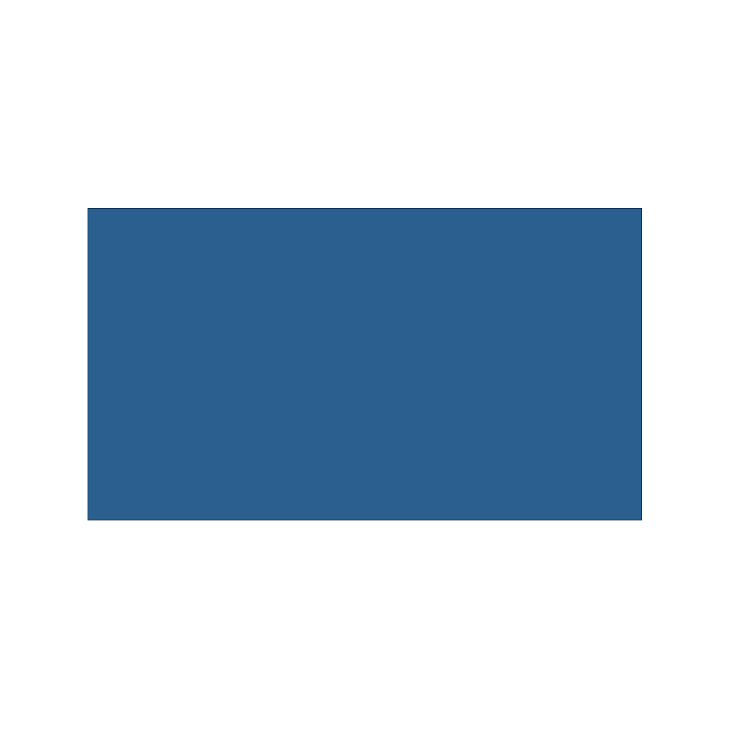top down view of a rectangle