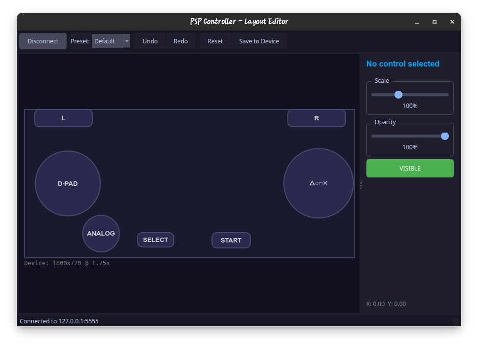 Desktop Layout Editor