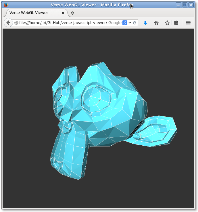 Verse WebGL Viewver screenshot
