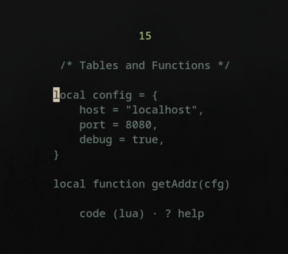 Real Code Snippets Real Code Snippets