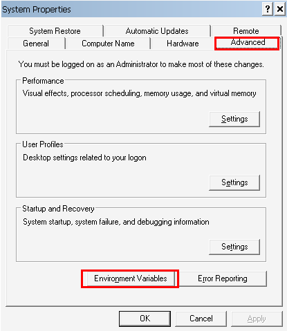 System Properties