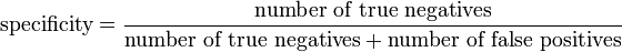 Specificity