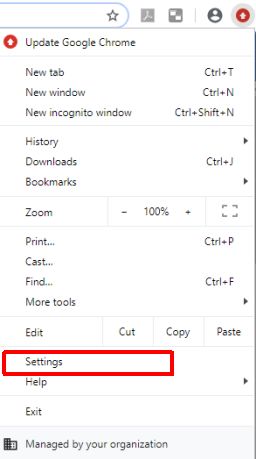 Google Chrome Setting