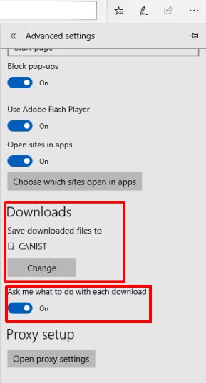 Disable Block pop-ups