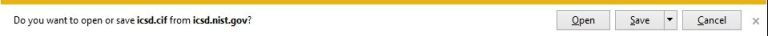 IE download notification bar