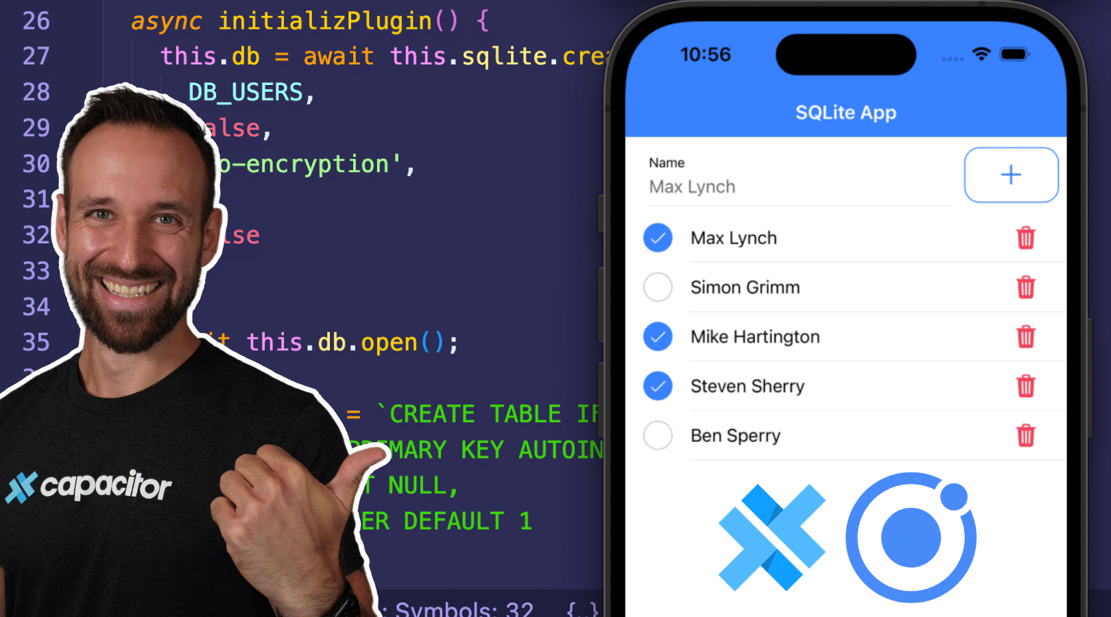 ionic-sqlite-capacitor