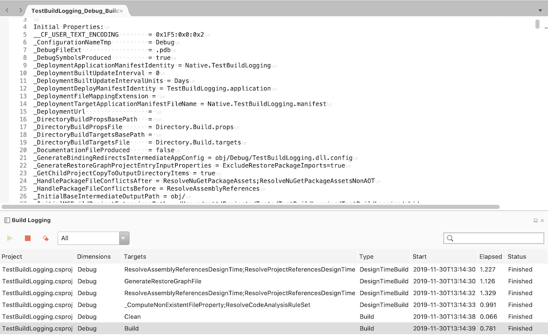MSBuild Log File MSBuild Log File