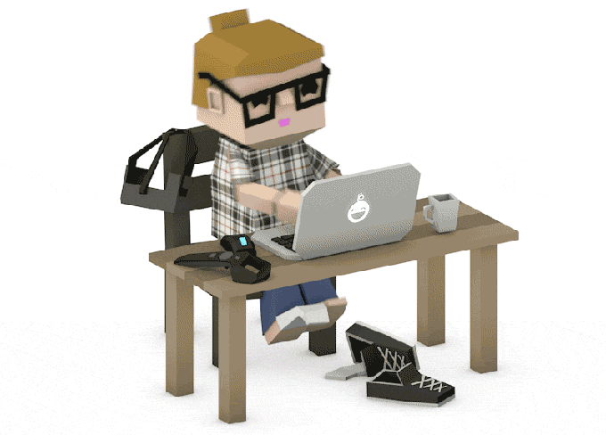 Coder at work