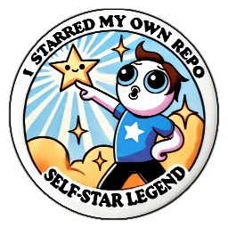 I've starred 2 my own repositories. I've starred 2 my own repositories.
