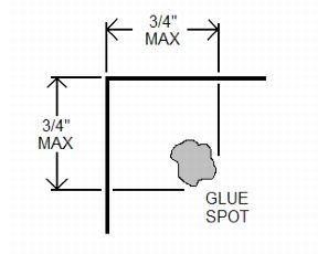 Exhibit 3.11f Glue Spot Placement Exhibit 3.11f Glue Spot Placement