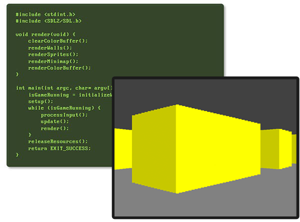 raycasting wolfenstein 3d