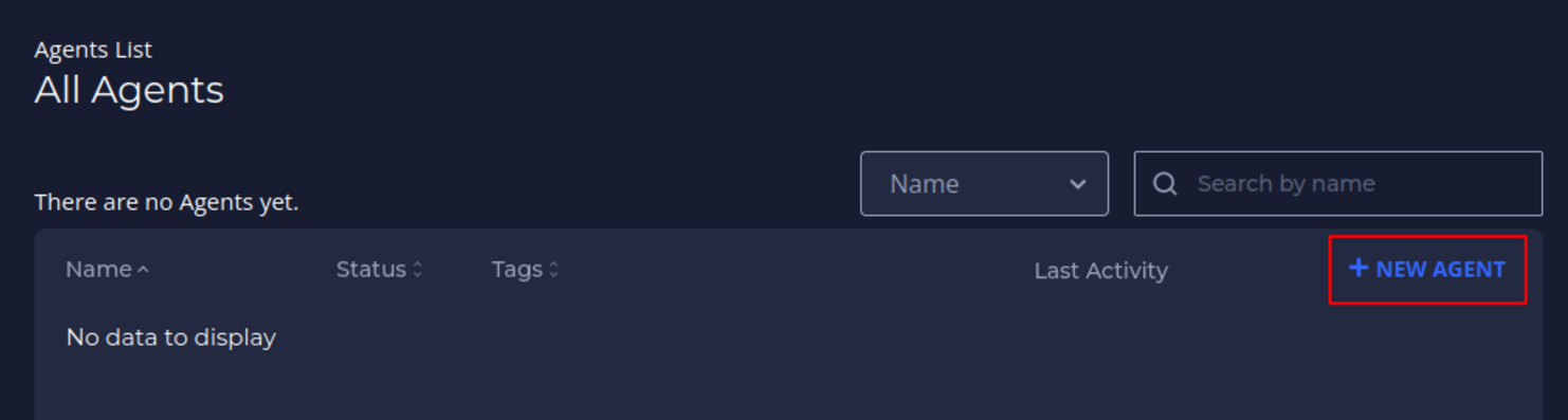 Agent List View