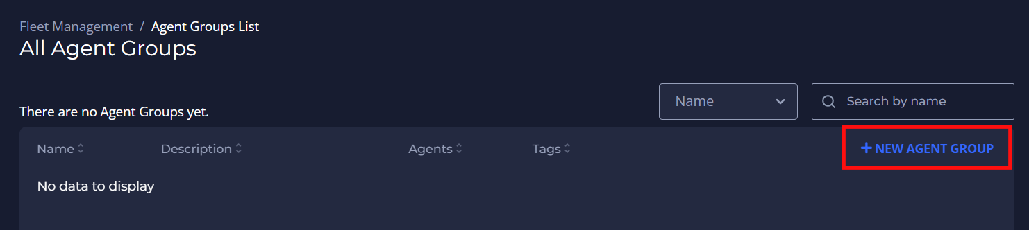 Agent Group List