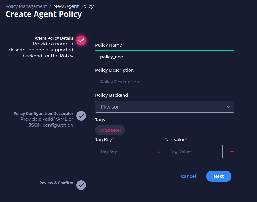 Name your policy