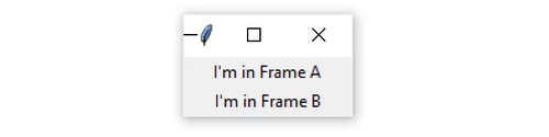 frame tkinter