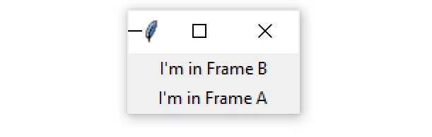 frame tkinter