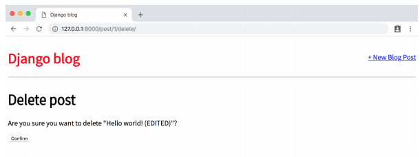 delete form 