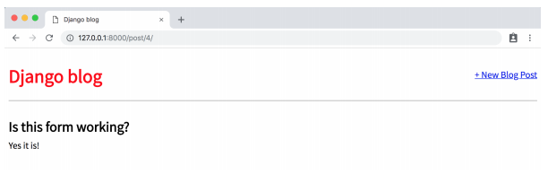 форма django