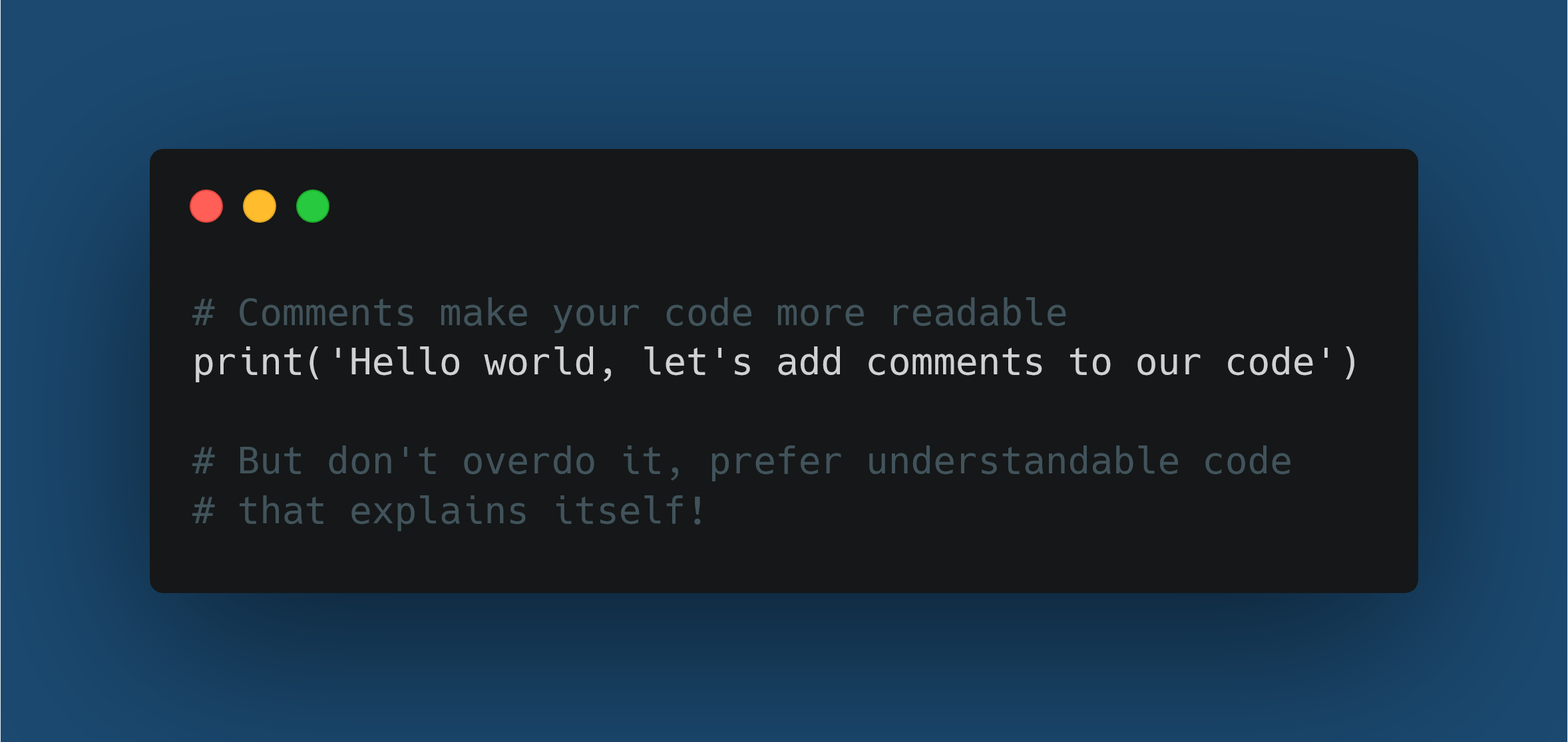 Python Comments