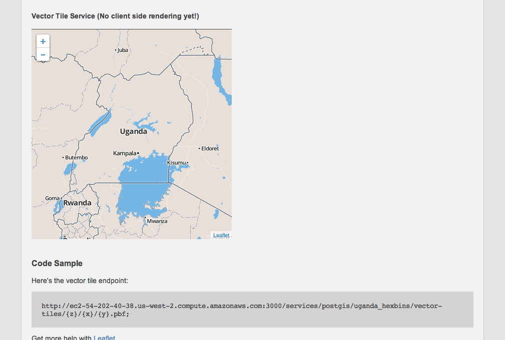 Dynamic Vector Tile endpoint alt text