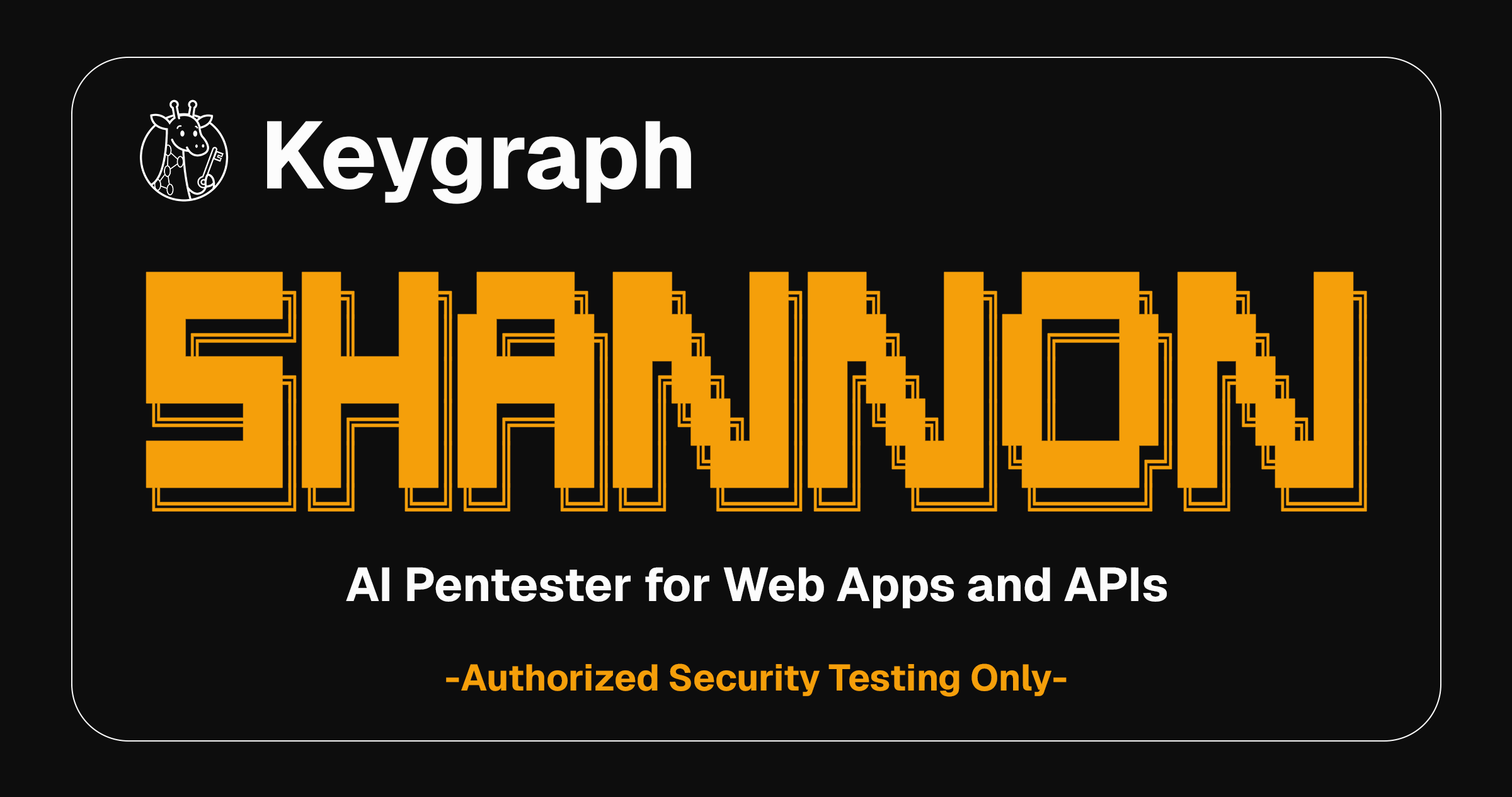 Shannon: AI Pentester for Web Applications and APIs