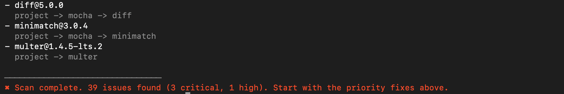 Verbose output part 3