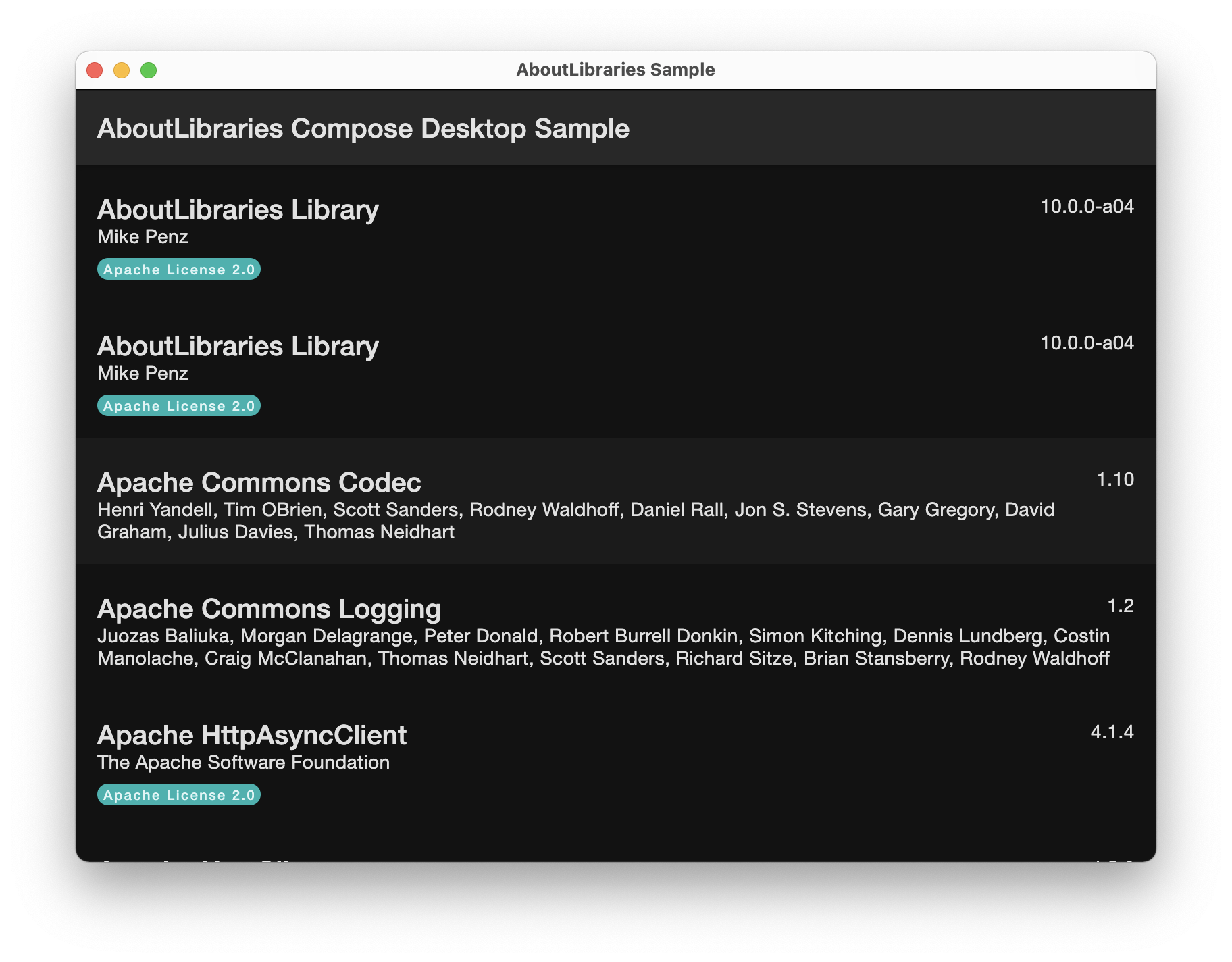 Compose Multiplatform Screenshot