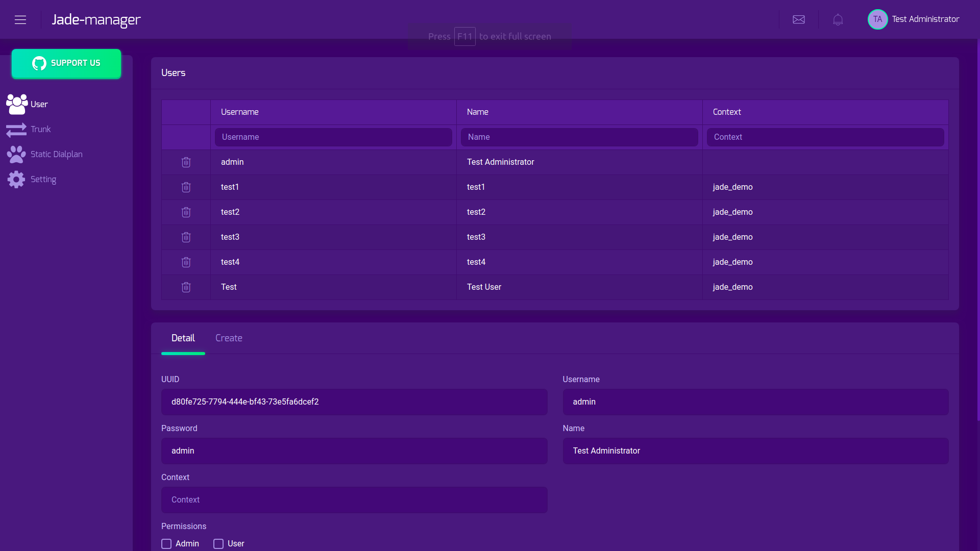 Screen Preview