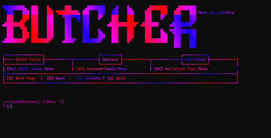 Butcher-Tools