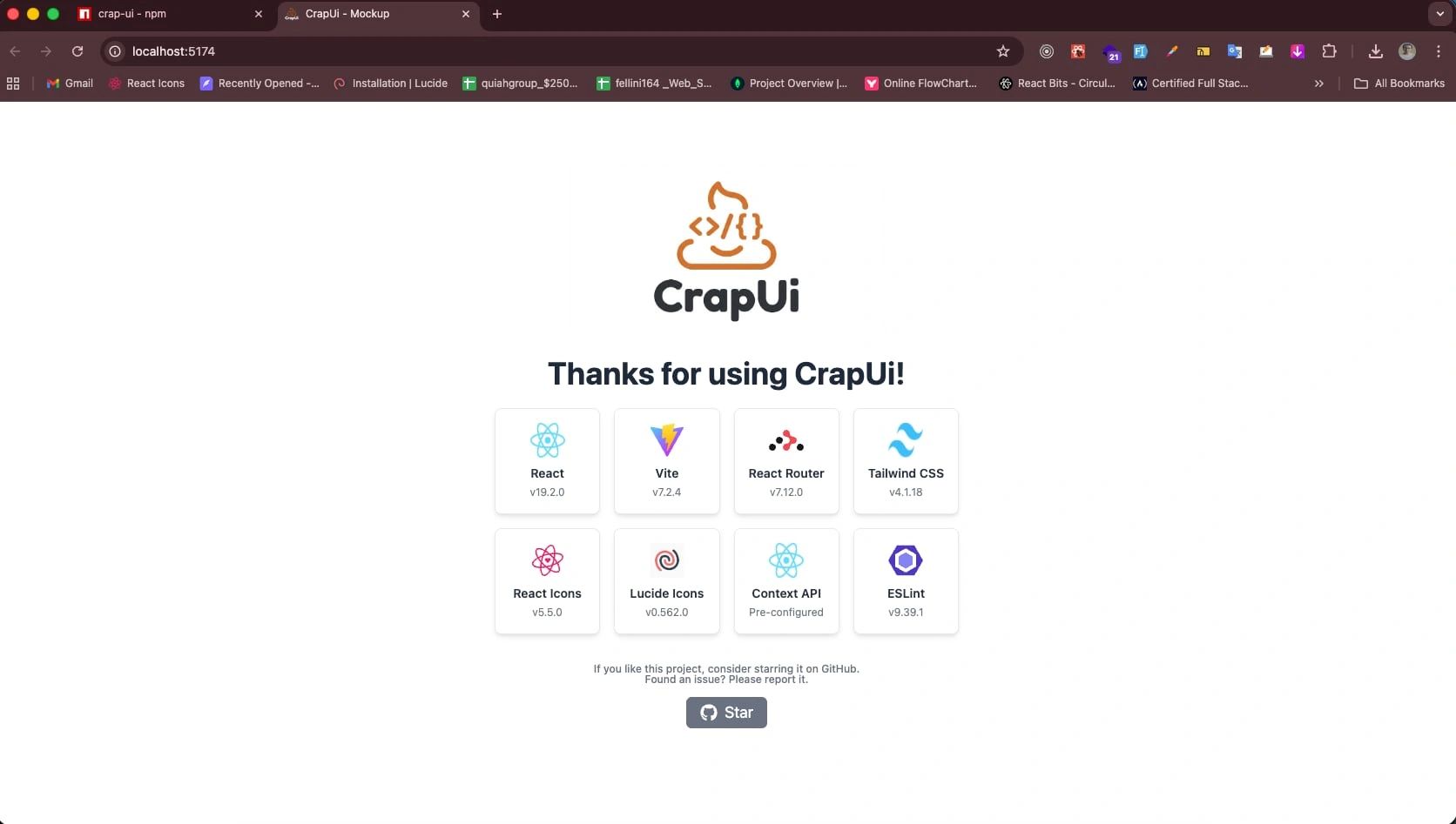 CrapUi