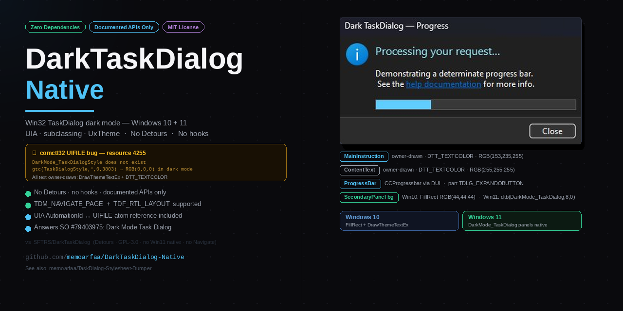 DarkTaskDialog-Native