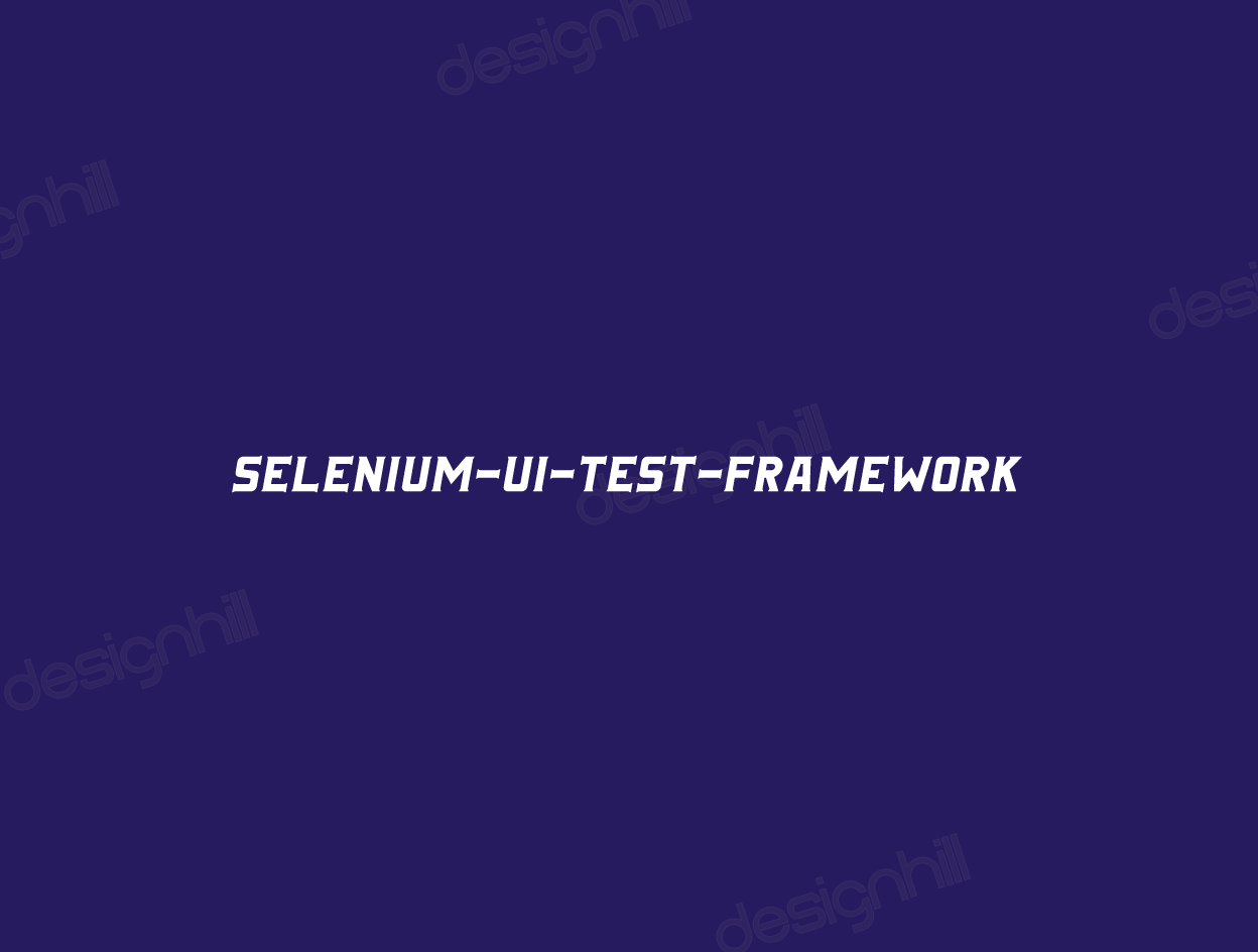 Selenium-UI-Test-Framework