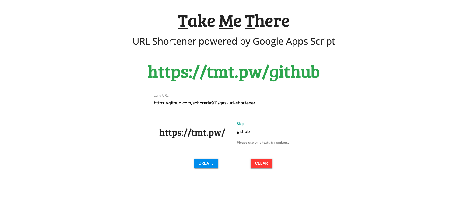 gas-url-shortener