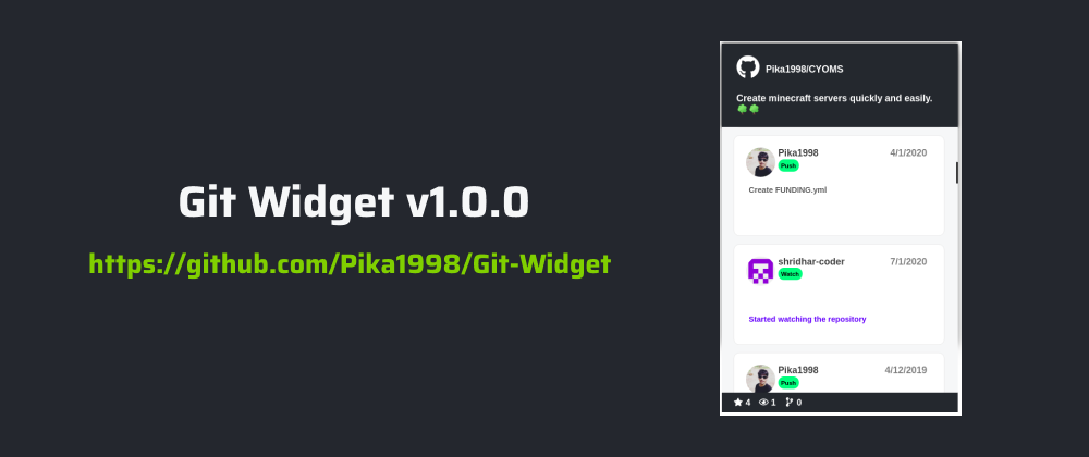 Git-Widget