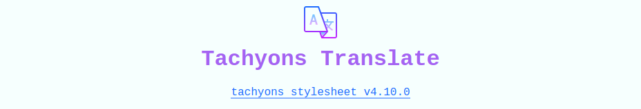 tachyons-translate