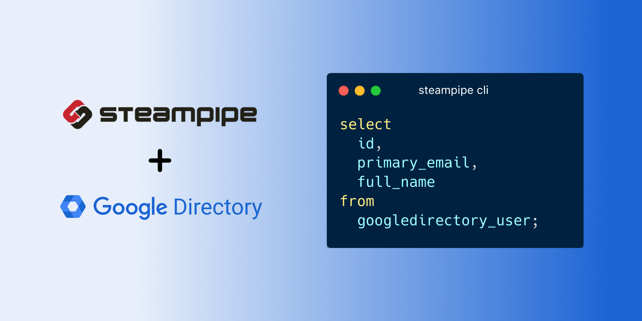 steampipe-plugin-googledirectory