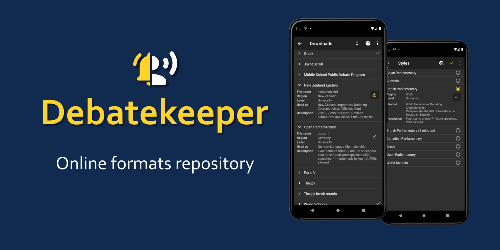 debatekeeper-formats