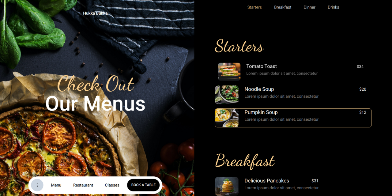 resturant-website
