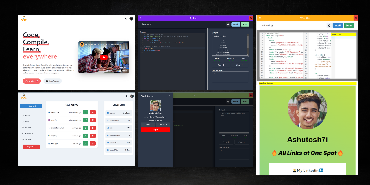 Student-Centric_Online_Code_Compiler