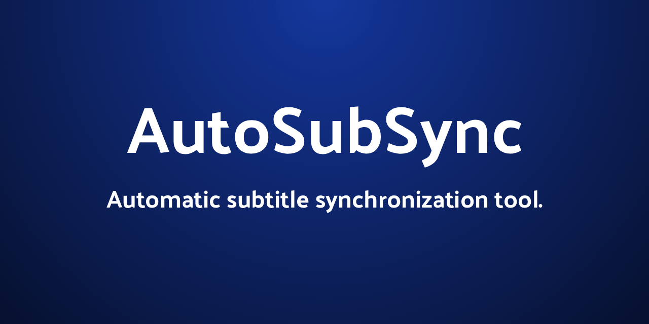 AutoSubSync
