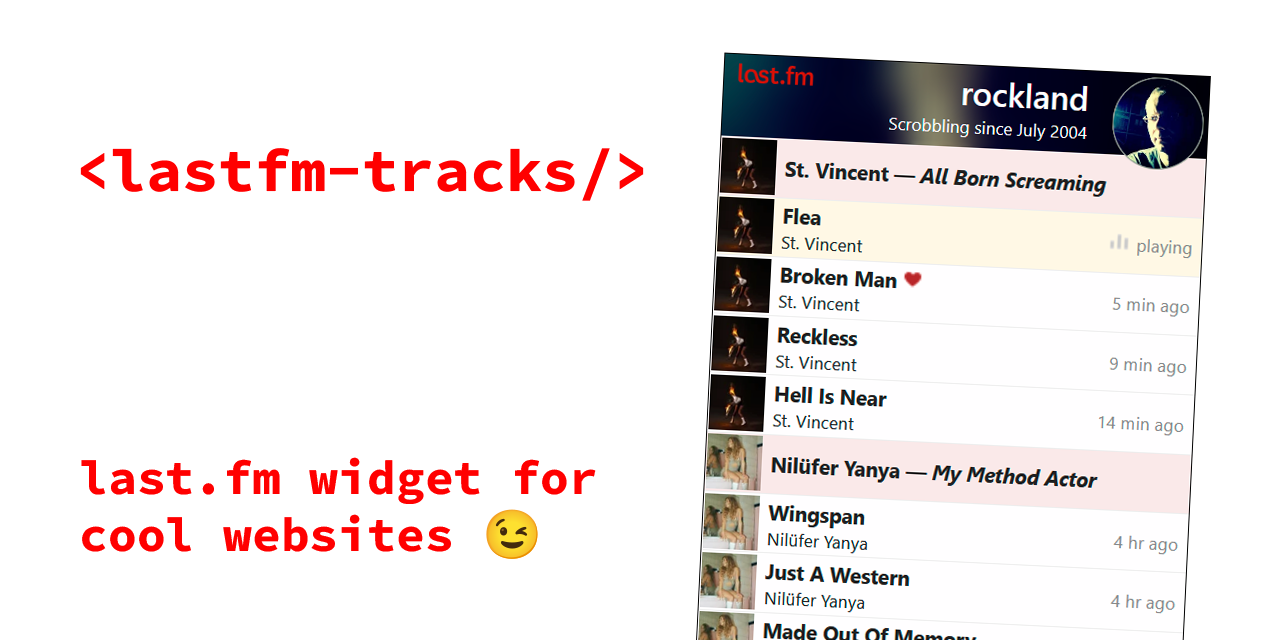 lastfm-widgets