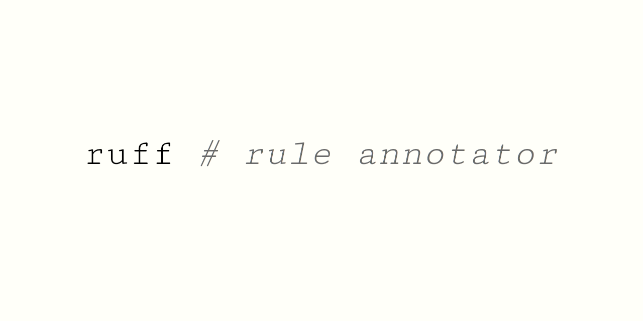 ruffruleannotator
