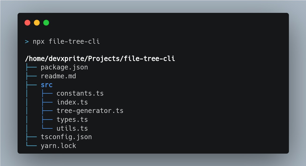 file-tree-cli
