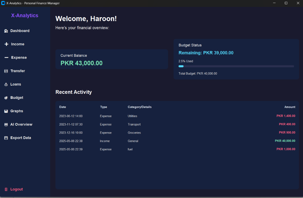 personal-Finance-Manager-Application-Python-