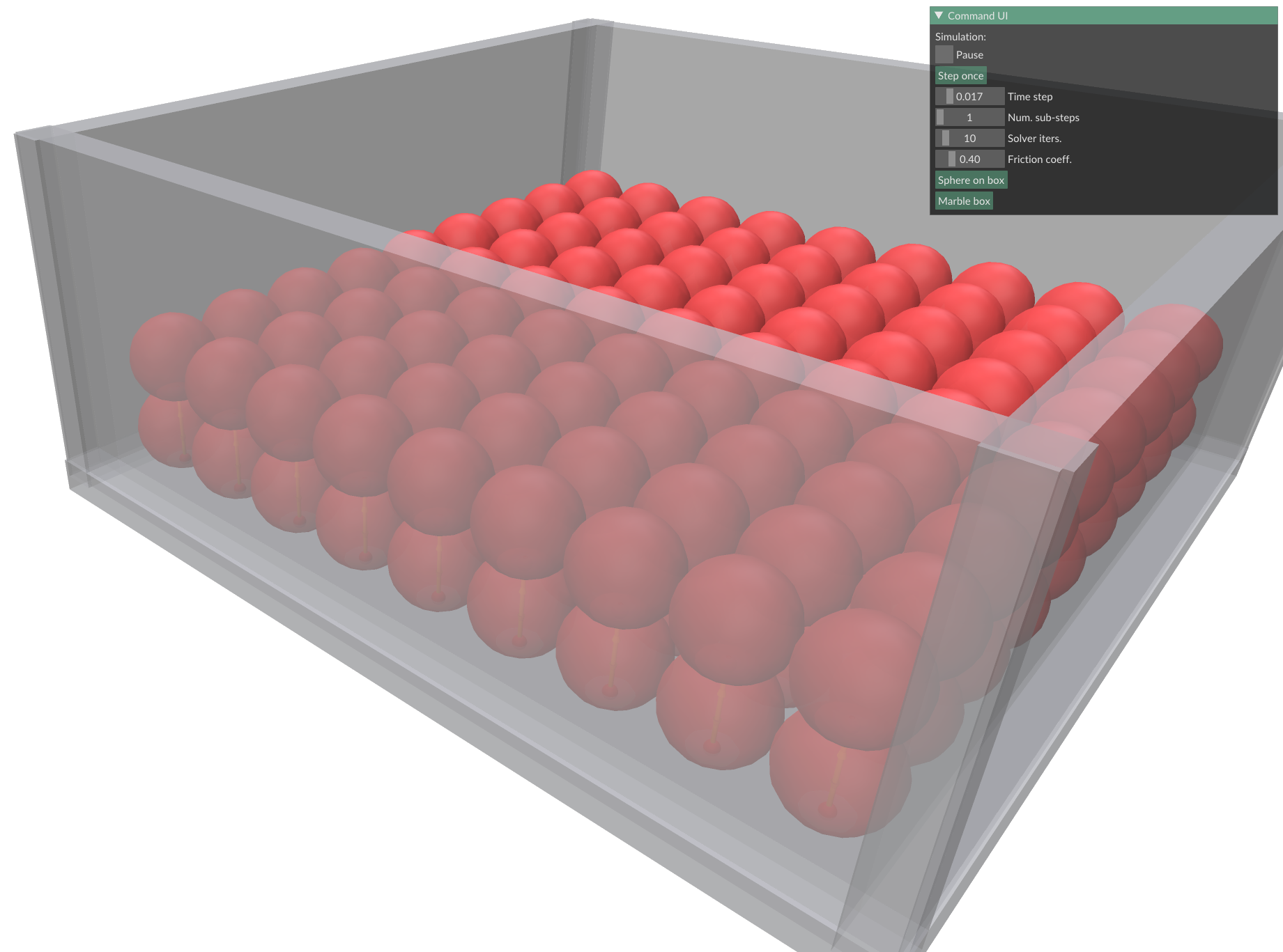 Rigid body sim Rigid body sim