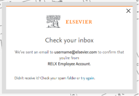 screenshot validation link message